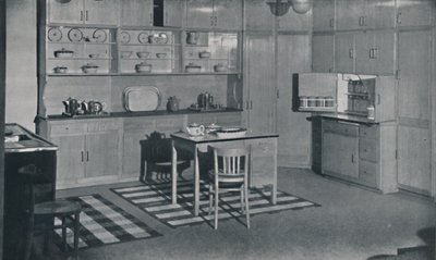 Heal & Son, Ltd. of London tarafından düzenlenmiş ve donatılmış bir mutfak, 1942 by Unbekannt
