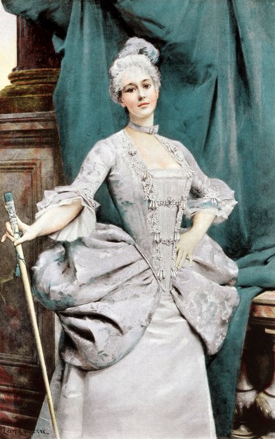 Louis XV zamanının rütbeli bir hanımı, 1889 by Unbekannt