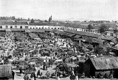 Pazar yeri, Şili, 1895 by Unbekannt