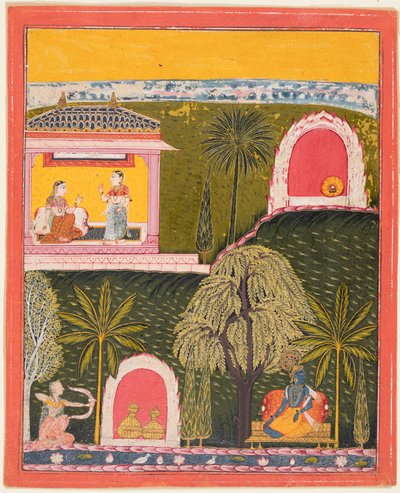 Rasikapriya serisinden bir sayfa, c. 1660. by Unbekannt