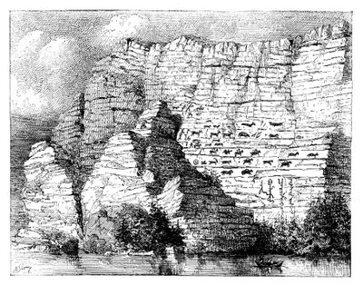 Yenisey nehri kıyısında bir kaya yazıtı, 1895 by Unbekannt