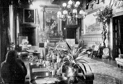 Bir salon, Sandringham House, Norfolk, 1910 by Unbekannt