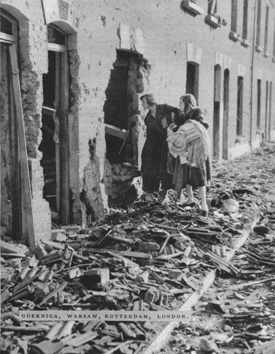 Londra saldırısı sırasında bir sahne, 1940 c1942 by Unbekannt