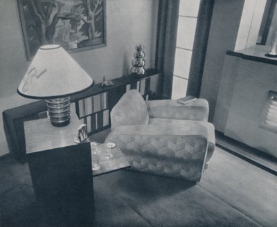 Michael Dawn tarafından tasarlanmış ve döşenmiş küçük bir oda, Bedford, İngiltere, 1935 by Unbekannt