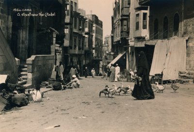 Citadel yakınlarında bir sokak, Kahire, Mısır, 1936 by Unbekannt