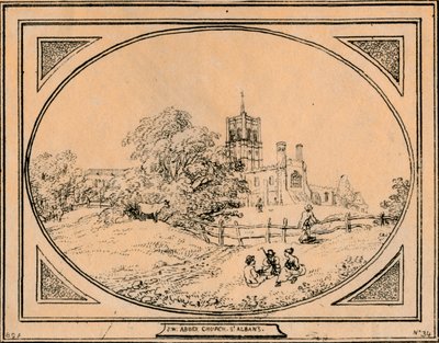 Abbey Kilisesi, St. Albans, 1782 by Unbekannt