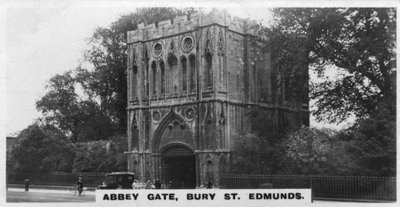 Abbey Kapısı, Bury St Edmunds, Suffolk, c1920