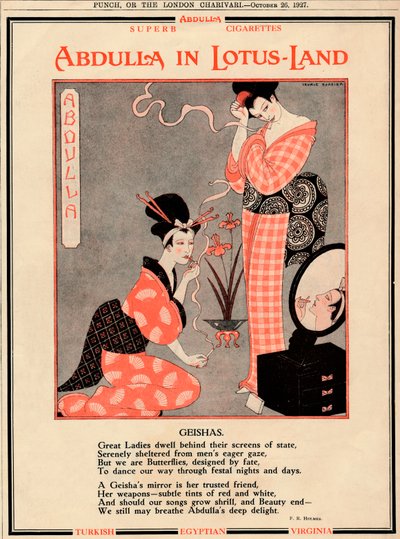 Abdulla, Lotus Diyarı'nda - Geyşalar, 1927 by Unbekannt