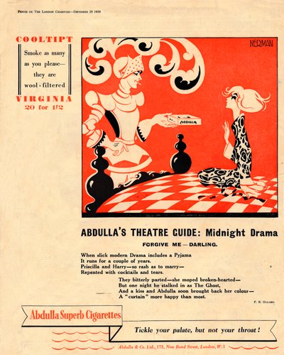 Abdullas Tiyatro Rehberi: Gece Yarısı Draması - Beni Affet - Darling, 1939 by Unbekannt