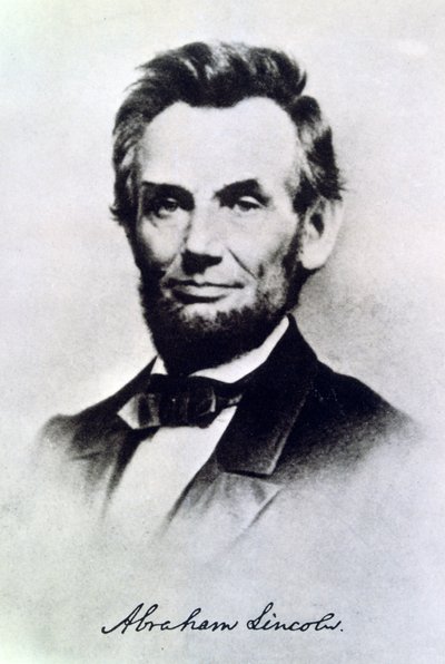 Abraham Lincoln, ABD Başkanı, c1865 by Unbekannt