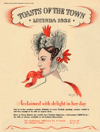 Gününde zevkle alkışlanan, Kasabanın Tostları - Lucinda 1835, 1940 by Unbekannt
