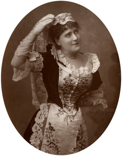 Ada Cavendish, İngiliz aktris, 1882 by Unbekannt