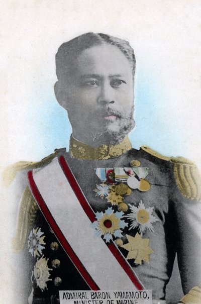 Amiral Yamamoto, Japon Deniz Kuvvetleri Bakanı, c1904-1905 by Unbekannt