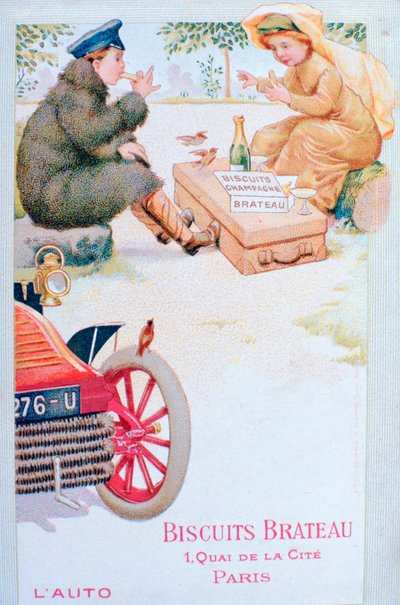 Biscuits Brateau, c1900s için reklam by Unbekannt