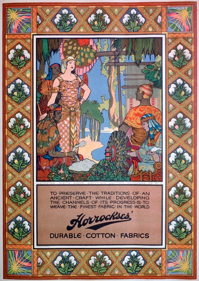 Horrockses kumaşları için reklam, 1920 by Unbekannt