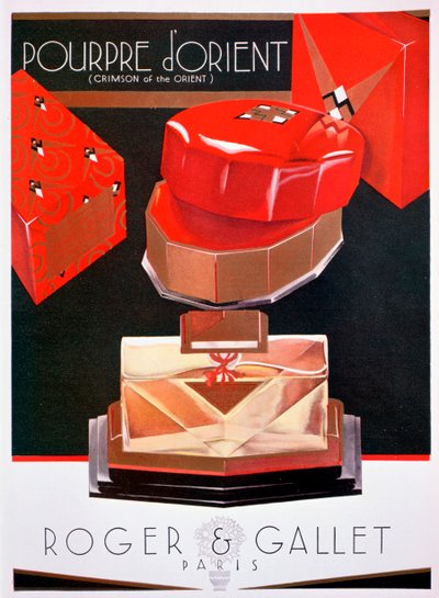 Pourpre dOrient Crimson of the Orient için reklam, parfüm, Roger ve Gallet, 1930 by Unbekannt