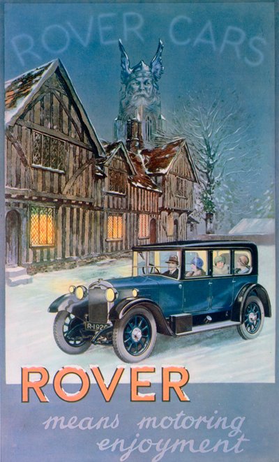 Rover Arabaları için Reklam, 1927 by Unbekannt