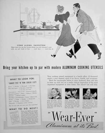 Wear-Ever alüminyum mutfak gereçleri reklamı, 1939 by Unbekannt