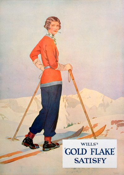 Wills Gold Flake sigaraları için reklam, 1930 by Unbekannt