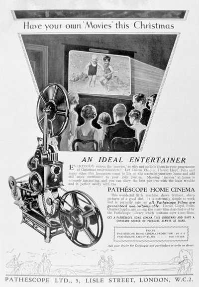 Pathescope Ev Sineması Reklamı, 1928 by Unbekannt