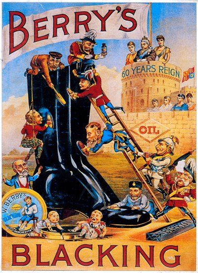 Berrys çizme cilası için reklam, 1887 by Unbekannt
