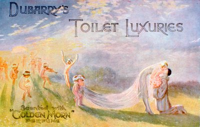 Golden Morn parfümüyle kokulandırılmış Dubarrys Toilet Luxuries reklamı, 1922 by Unbekannt
