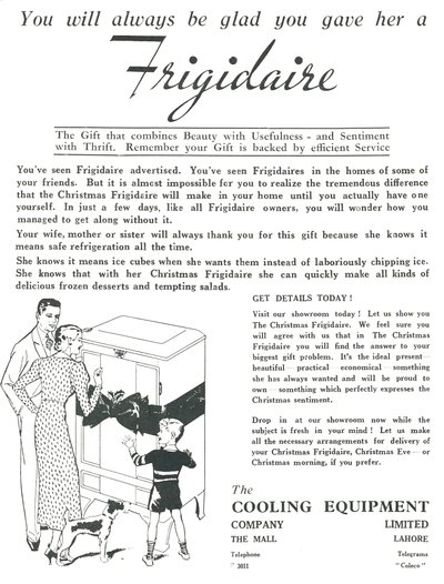 Frigidaire buzdolapları için reklam, 1936. by Unbekannt