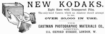 Kodak fotoğraf makineleri için reklam, 1890 by Unbekannt