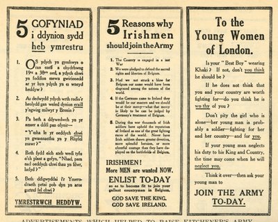 Kitcheners Ordusunu Yükseltmeye Yardımcı Olan Reklamlar, 1914-1918, 1919. by Unbekannt