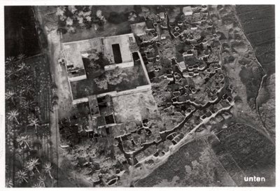 Bir köyün havadan görünümü, Mısır, 1931 1933 by Unbekannt