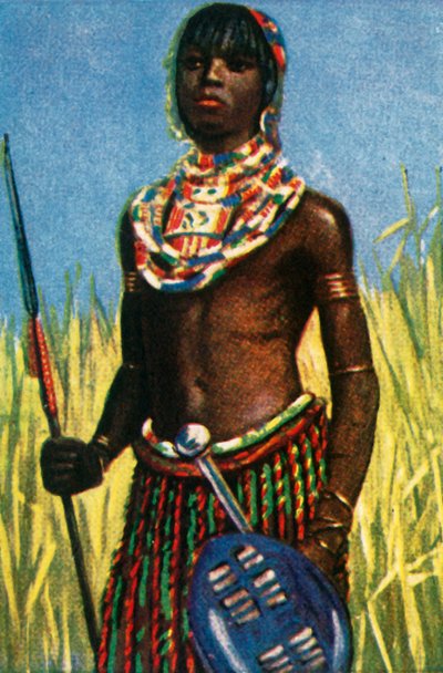 Afrikalı savaşçı, c1928. by Unbekannt