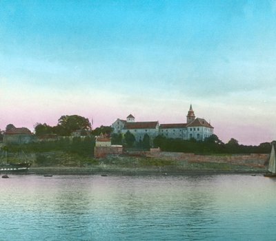 Akershus kalesi, Christiania, Oslo, Norveç, 19. yüzyılın sonları ile 20. yüzyılın başlarında. by Unbekannt