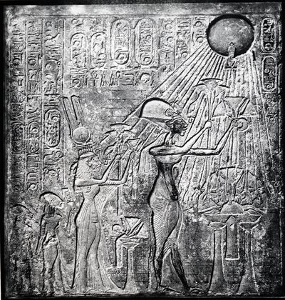 Akhenaten Amenhotep IV sapkın Mısır firavunu by Unbekannt