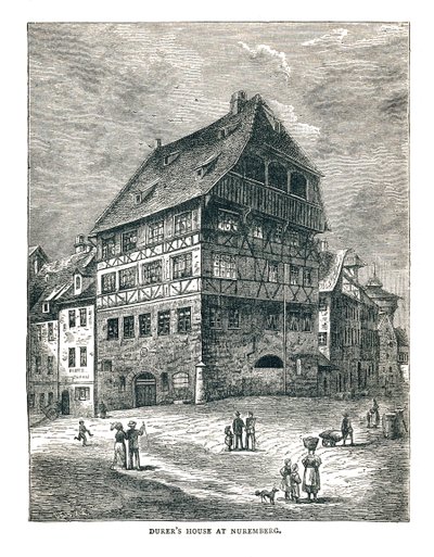 Albert Durers Evi, Nürnberg, Almanya, 1893 by Unbekannt