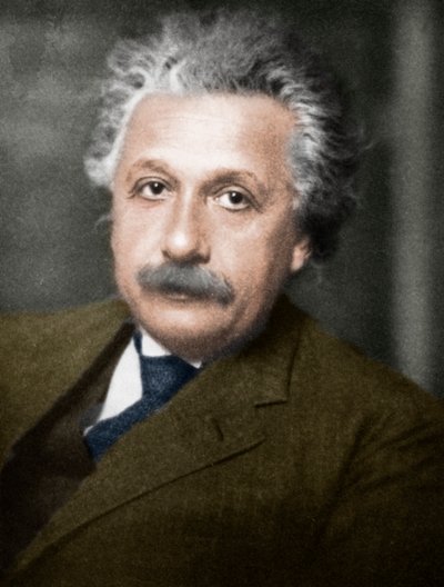 Albert Einstein, Alman-İsviçreli-Amerikalı matematikçi ve fizikçi. by Unbekannt