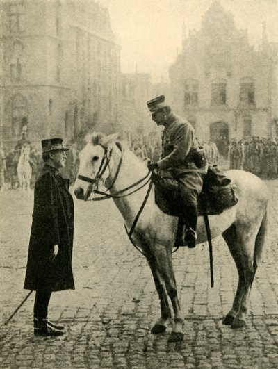 Belçikalı Albert I, Birinci Dünya Savaşı, 1914, c1920. by Unbekannt