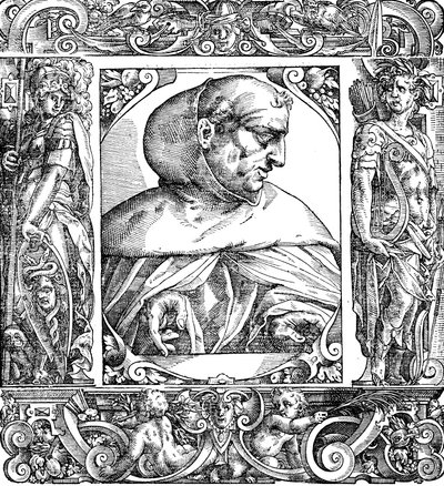 Albertus Magnus c1200-1280 Almanya doğumlu Dominik keşişi, 16. yüzyıl by Unbekannt
