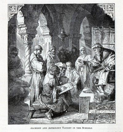 Okullarda Okutulan Simya ve Astroloji, 1882 by Unbekannt