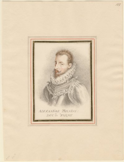Alexander Farnese 15451592, Parma Dükü by Unbekannt