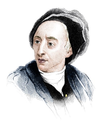 Alexander Pope, on sekizinci yüzyılın başlarındaki İngiliz şair, c1850 by Unbekannt