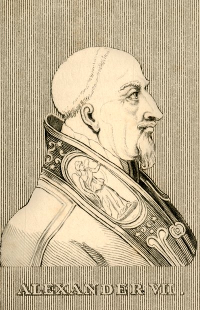 Alexander VII, 1599-1667, 1830. by Unbekannt