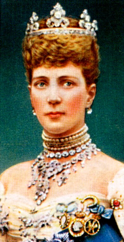 Danimarka Alexandra, 19. yüzyılın sonlarında by Unbekannt