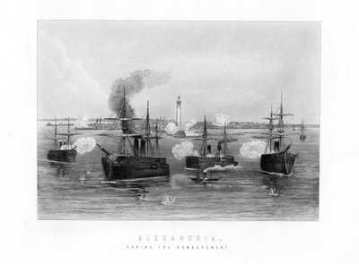 İskenderiye, Bombardıman Sırasında, 1882, 19. yüzyıl by Unbekannt