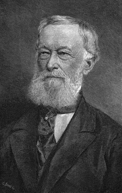 Alfred Krupp, Alman sanayici ve silah üreticisi, 1886 by Unbekannt