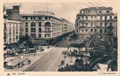 Cezayir - Place Bugeau, c1930 by Unbekannt