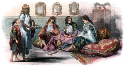 Cezayirli kadınlar, 1857 by Unbekannt