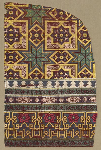 Süslenmiş bantlı Alhambra asılı parçası, 1300