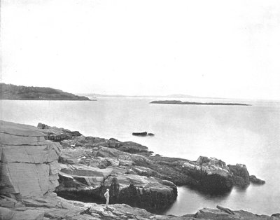 Sahil boyunca, Bar Harbor, Maine, ABD, c1900. by Unbekannt