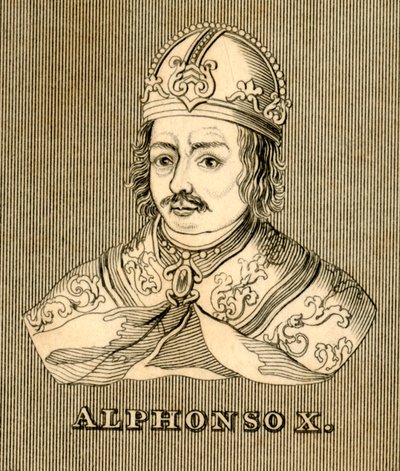 Alphonso X, 1221-1284, 1830. by Unbekannt