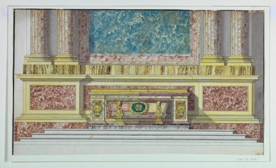 Borghese Şapeli için Altar Mensa, Santa Maria Maggiore, Roma by Unbekannt